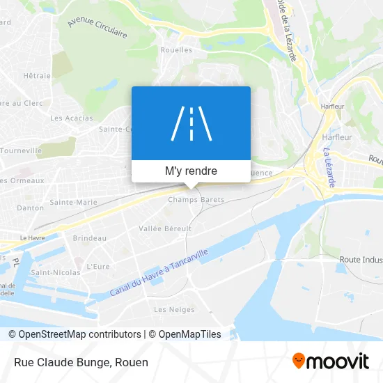 Rue Claude Bunge plan