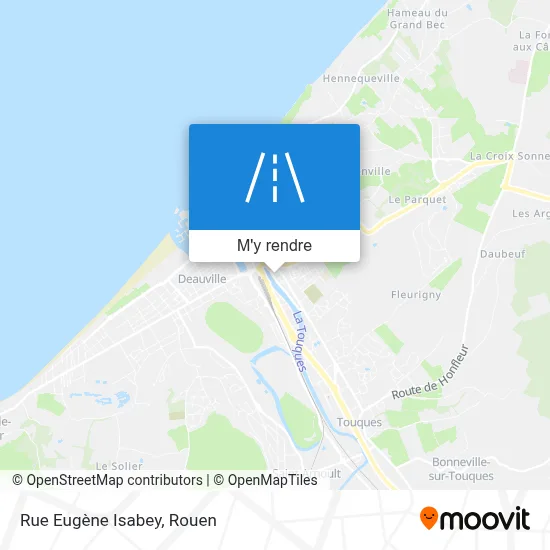 Rue Eugène Isabey plan