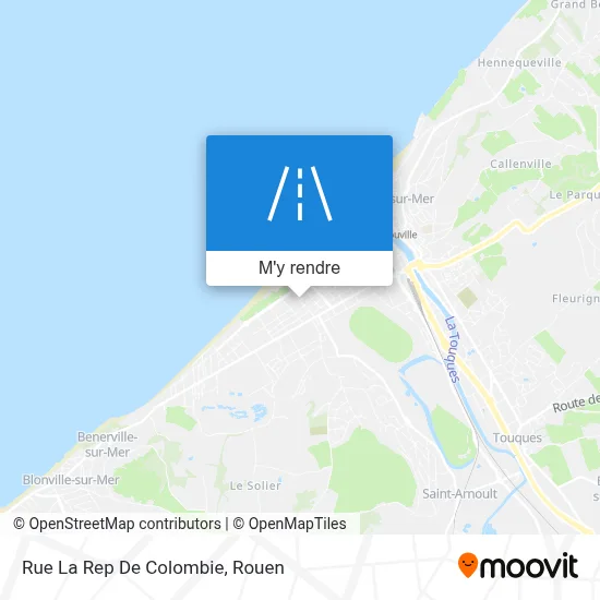 Rue La Rep De Colombie plan