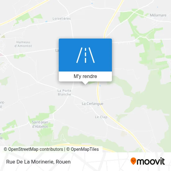 Rue De La Morinerie plan