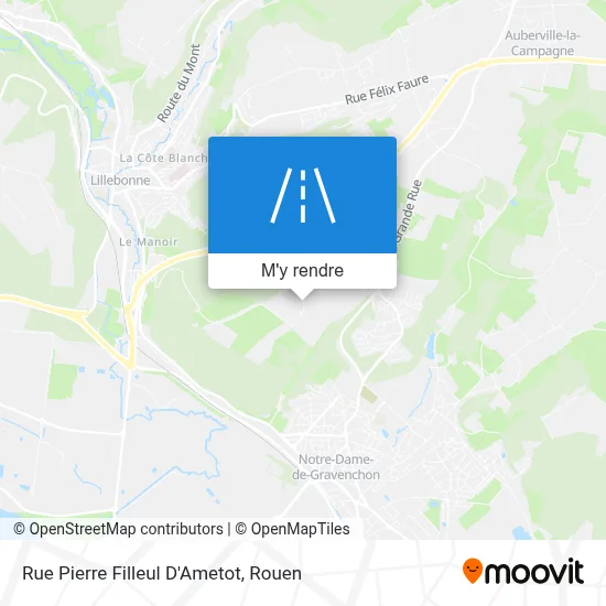 Rue Pierre Filleul D'Ametot plan
