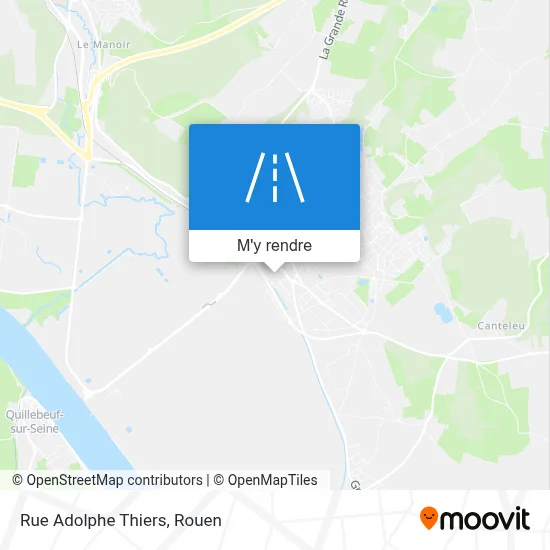 Rue Adolphe Thiers plan