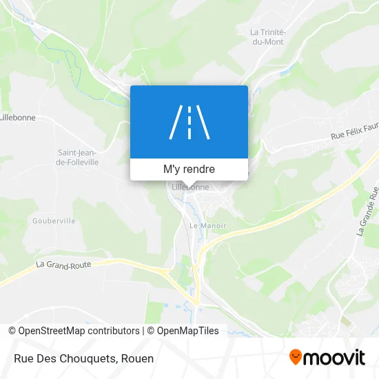 Rue Des Chouquets plan