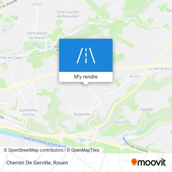 Chemin De Gerville plan