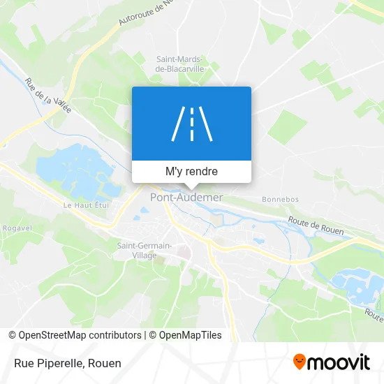 Rue Piperelle plan