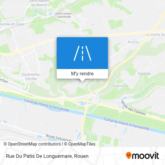 Rue Du Patis De Longuemare plan