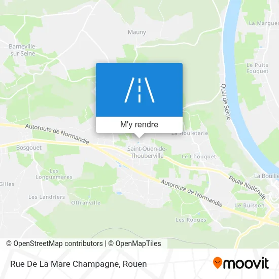 Rue De La Mare Champagne plan