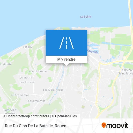 Rue Du Clos De La Bataille plan