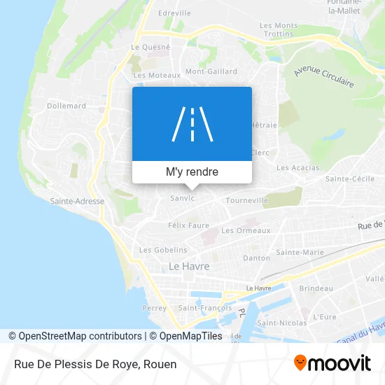 Rue De Plessis De Roye plan