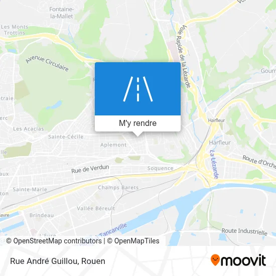 Rue André Guillou plan