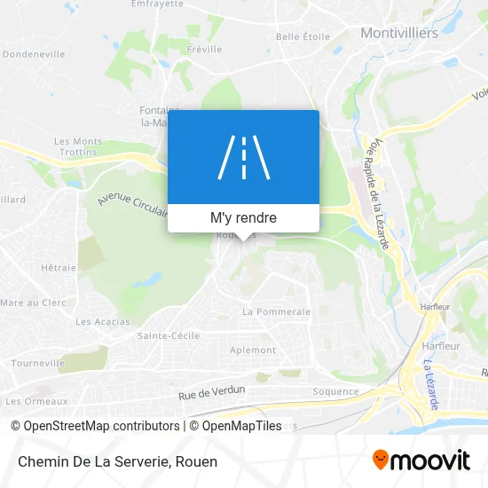 Chemin De La Serverie plan