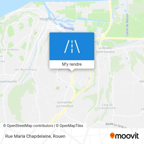 Rue Maria Chapdelaine plan