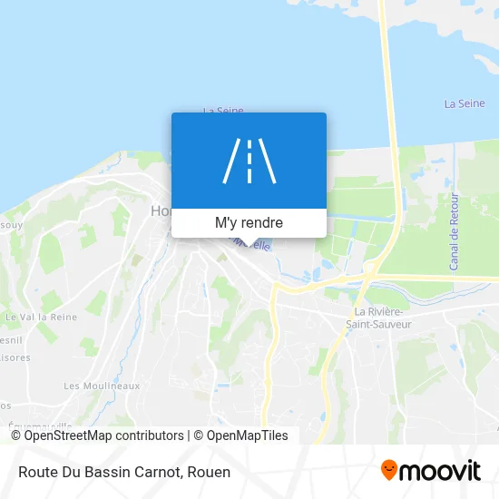 Route Du Bassin Carnot plan
