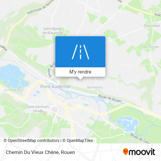 Chemin Du Vieux Chêne plan