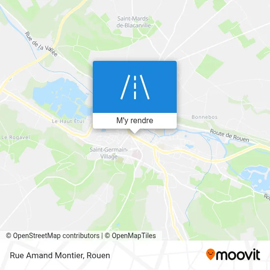 Rue Amand Montier plan