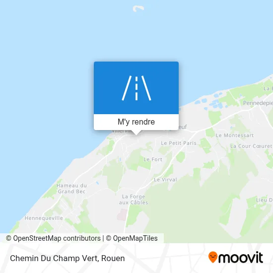 Chemin Du Champ Vert plan
