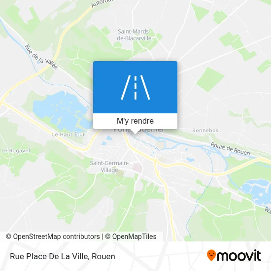 Rue Place De La Ville plan