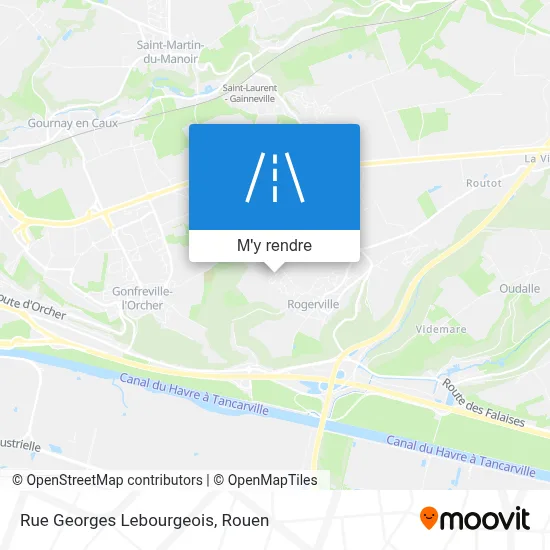 Rue Georges Lebourgeois plan