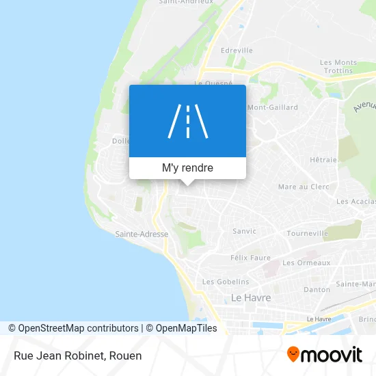 Rue Jean Robinet plan