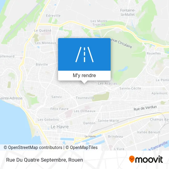 Rue Du Quatre Septembre plan