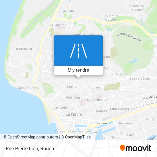 Rue Pierre Lion plan