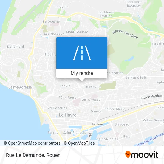 Rue Le Demande plan