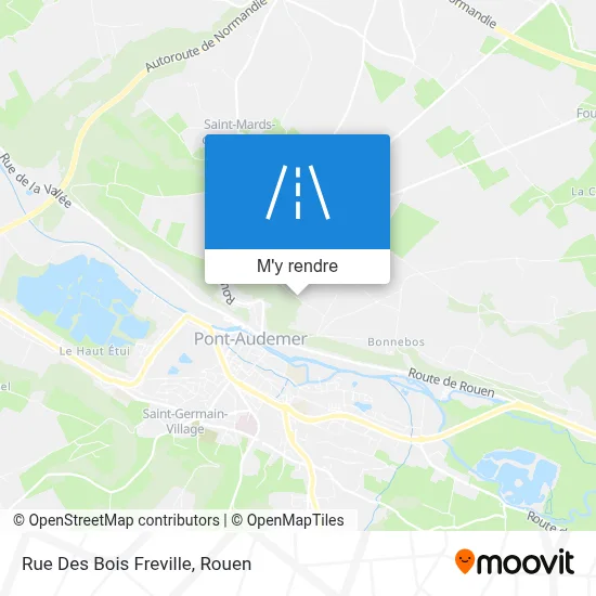 Rue Des Bois Freville plan
