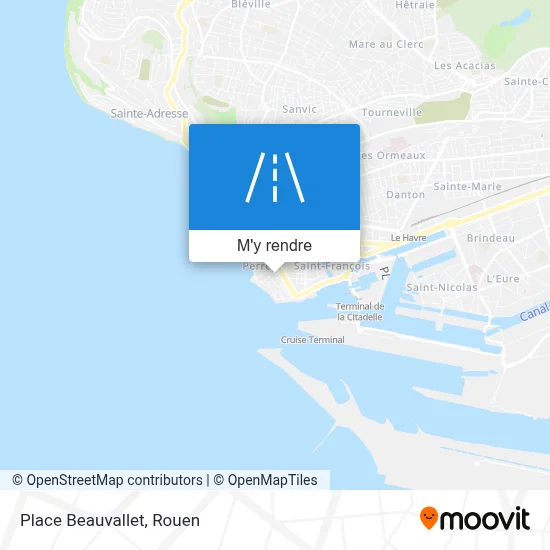 Place Beauvallet plan