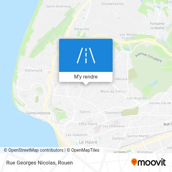 Rue Georges Nicolas plan