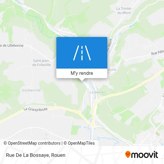 Rue De La Bossaye plan
