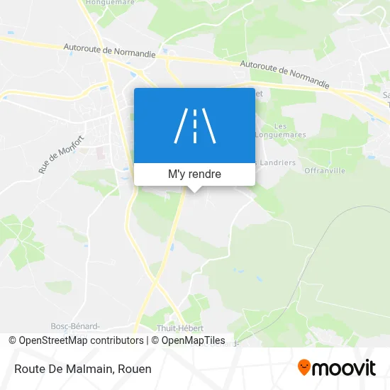 Route De Malmain plan