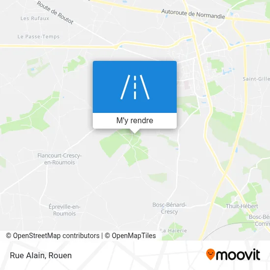 Rue Alain plan