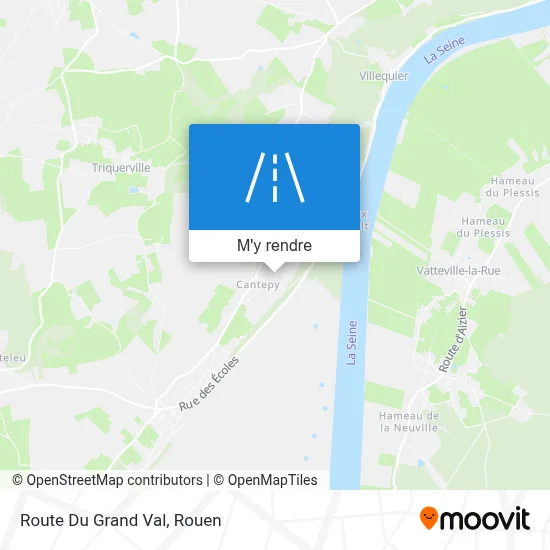 Route Du Grand Val plan