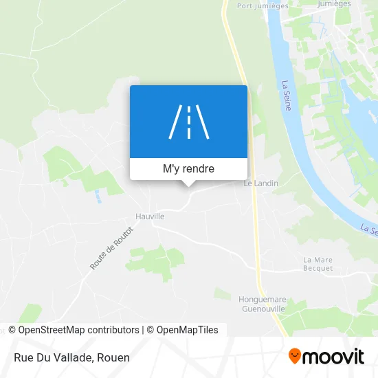 Rue Du Vallade plan