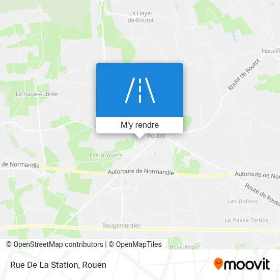 Rue De La Station plan