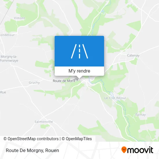 Route De Morgny plan