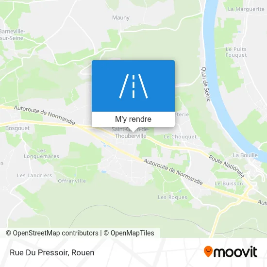 Rue Du Pressoir plan