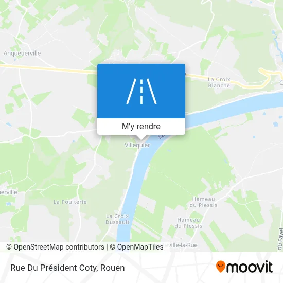 Rue Du Président Coty plan