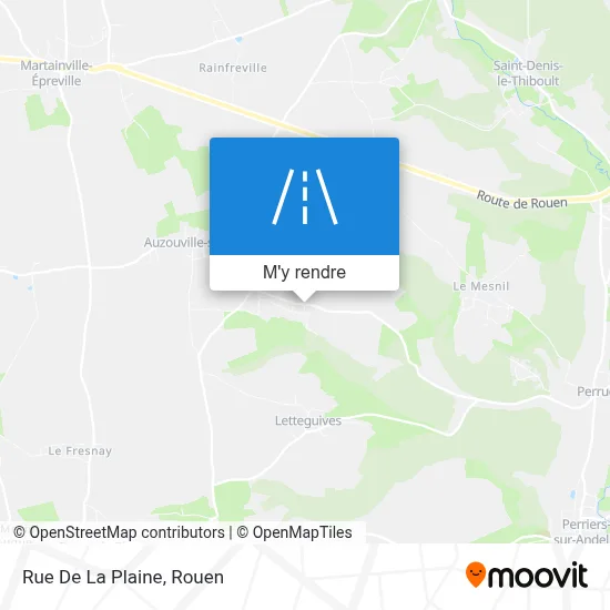 Rue De La Plaine plan
