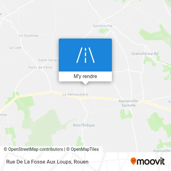 Rue De La Fosse Aux Loups plan
