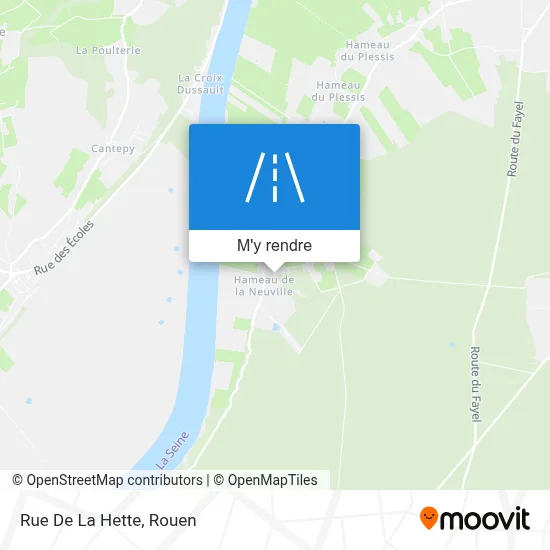 Rue De La Hette plan