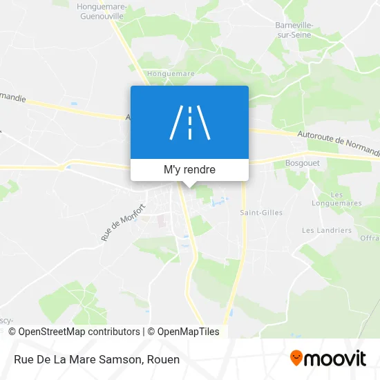 Rue De La Mare Samson plan
