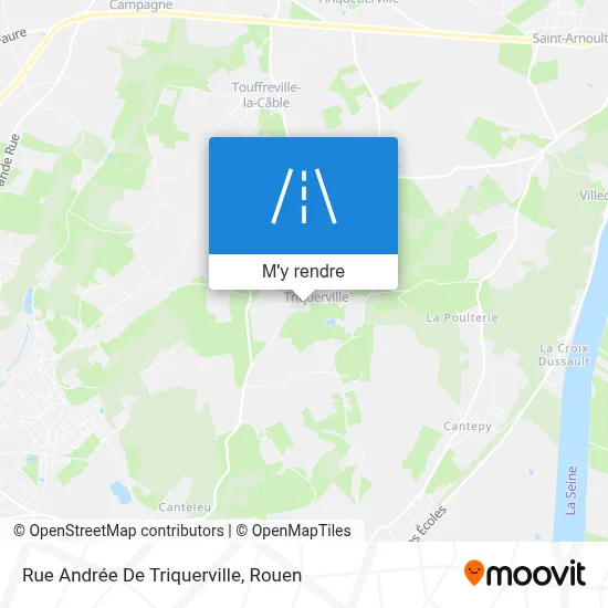 Rue Andrée De Triquerville plan