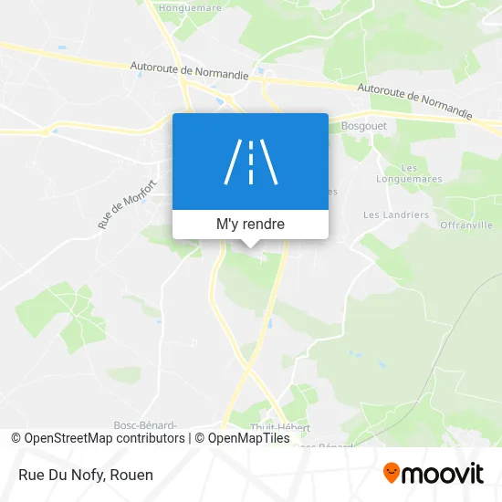 Rue Du Nofy plan