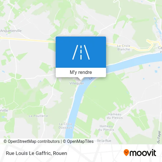 Rue Louis Le Gaffric plan