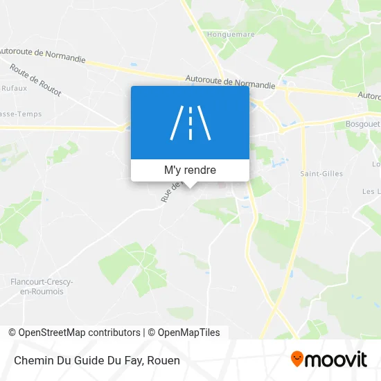Chemin Du Guide Du Fay plan