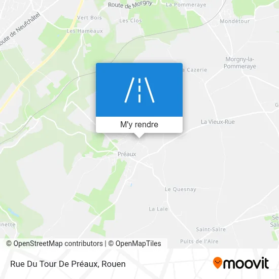 Rue Du Tour De Préaux plan