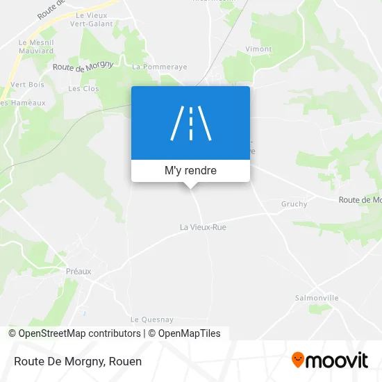 Route De Morgny plan
