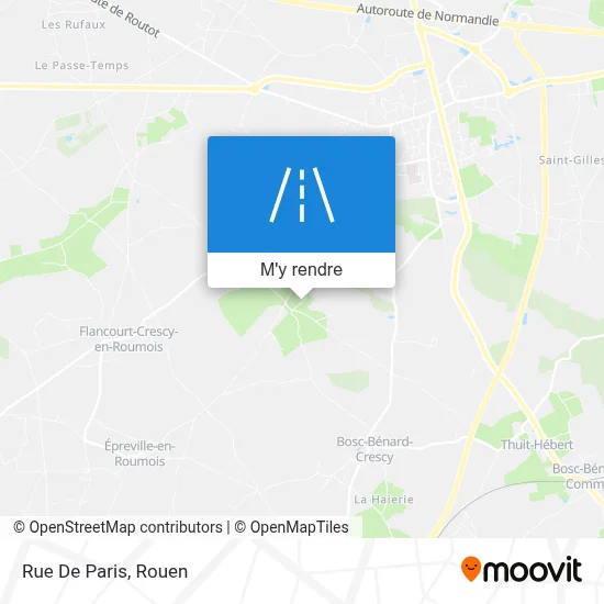Rue De Paris plan