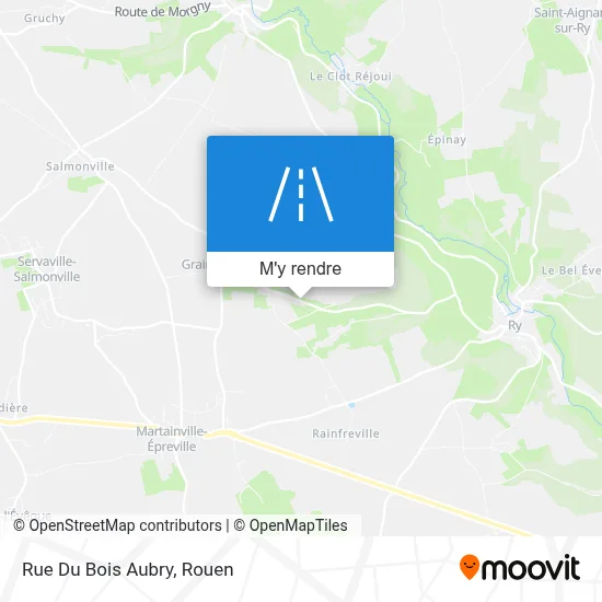 Rue Du Bois Aubry plan